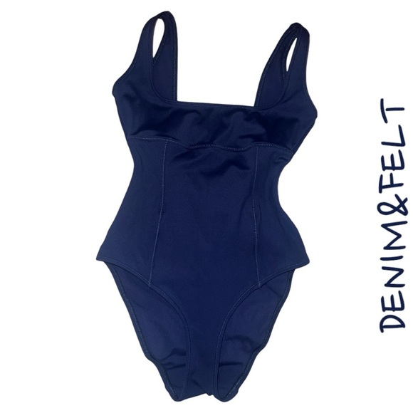 SKIMS SCULPTING SWIM TANK ONE PIECE | STYLE: OP-BAF-2758 | COLOR: MIDNIGHT | NEW - Picture 9 of 12